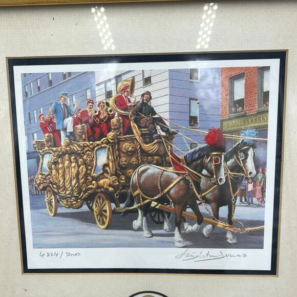 Emmett Kelly Clown Circus Collection Framed Lithograph Signed Art 15"x16" - Picture 3 of 13